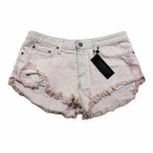CARMAR MOGAN CHEEKY SHREDDED DENIM SHORT